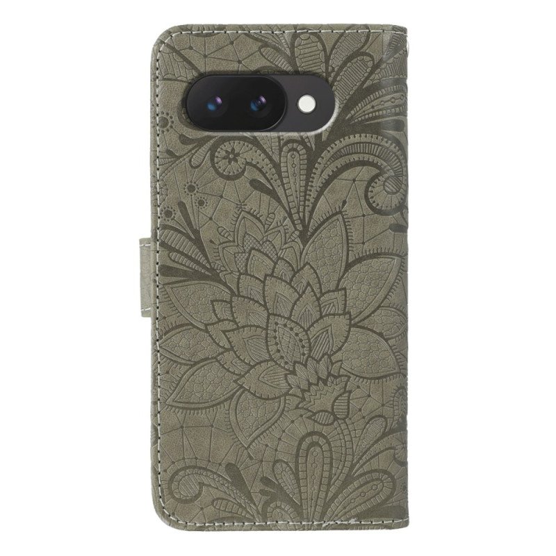 Fodral Google Pixel 10a Spets Blommor