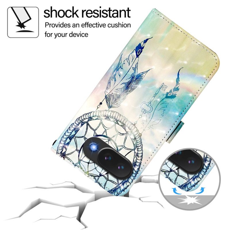 Läderfodral Google Pixel 10a Telefonfodral Drömfångare