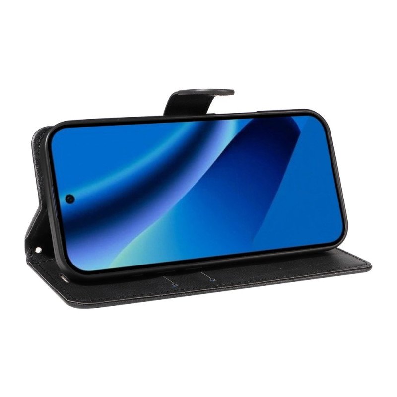 Läderfodral Google Pixel 10a Telefonfodral Enfärgad Lädereffekt