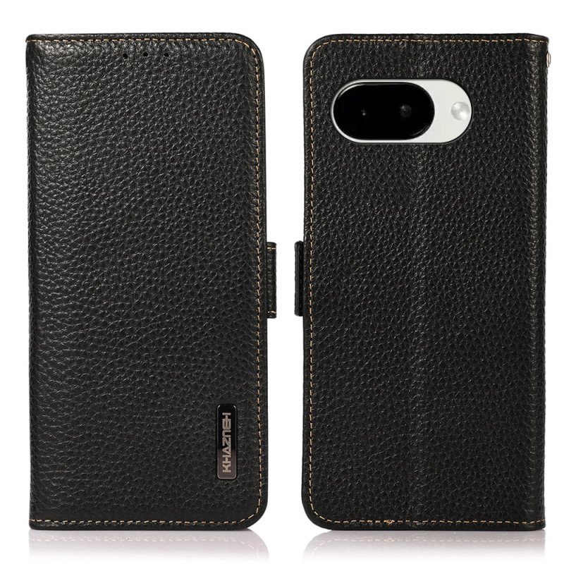 Läderfodral Google Pixel 10a Telefonfodral Rfid-blockerande Läder Khazneh