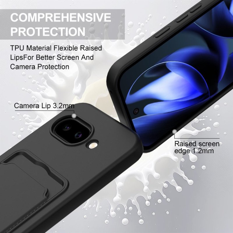 Skal För Google Pixel 10a Flytande Silikonkorthållare