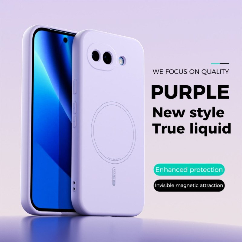 Skal Google Pixel 10a Magnetisk Flytande Silikon