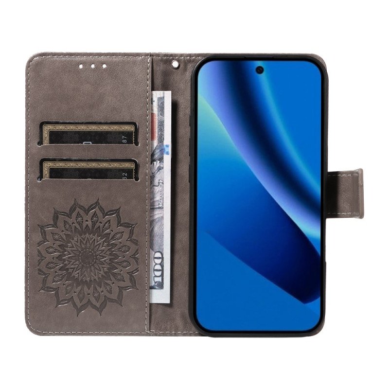 Skyddsfodral Google Pixel 10a Solrosmönster