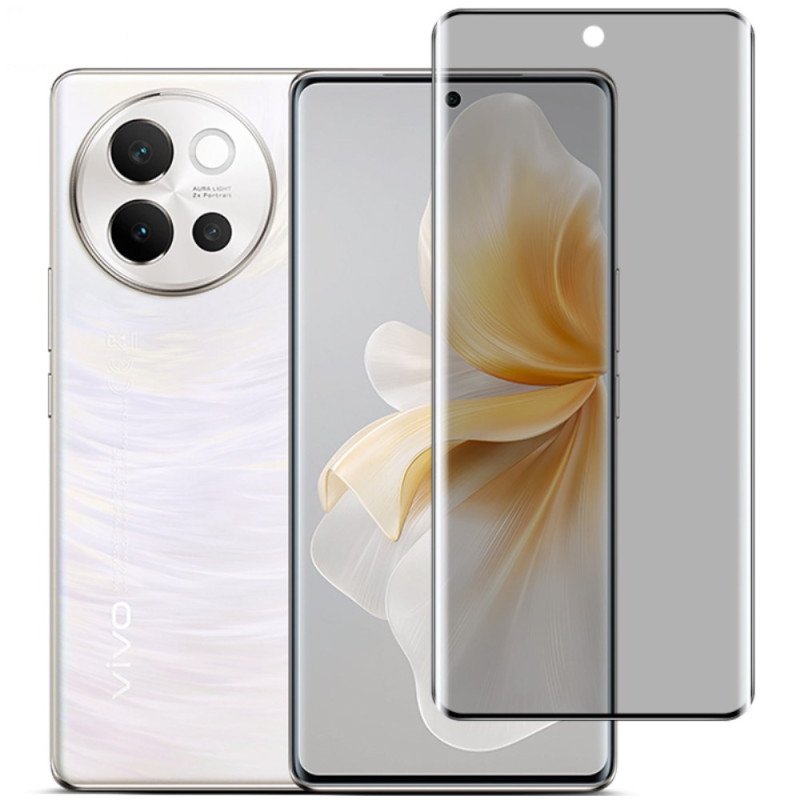 Böjt Skärmskydd I Härdat Glas Mot Spioner För V40 Lite 5g