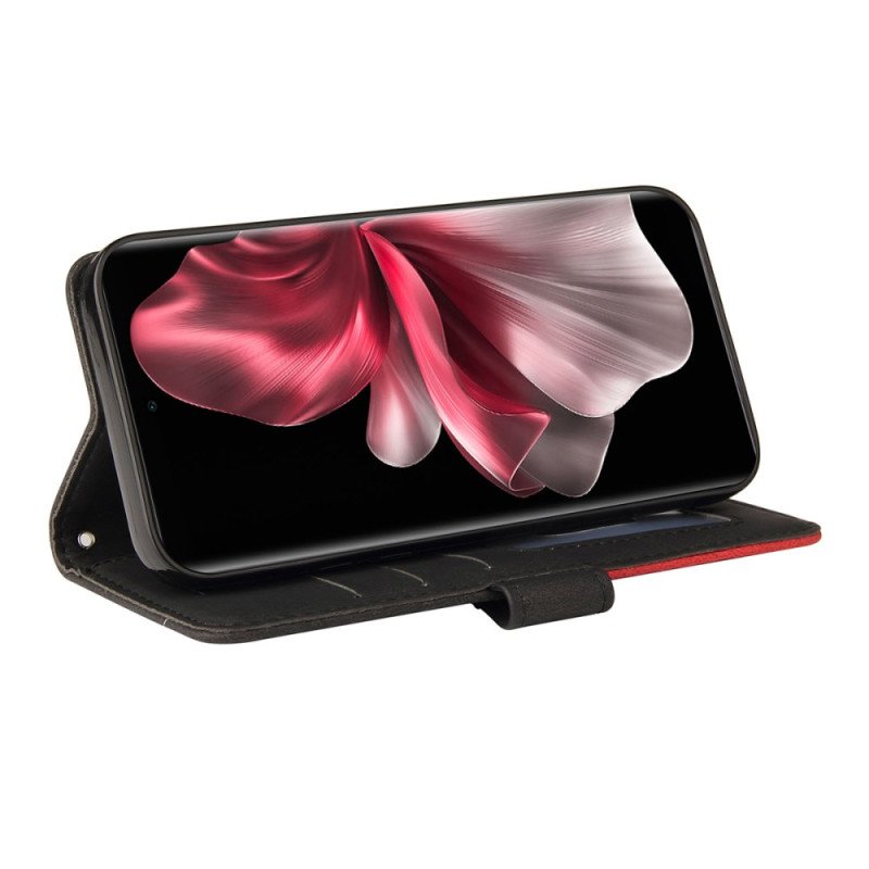 Fodral För Vivo V40 Lite 5g Tvåfärgad Krusning