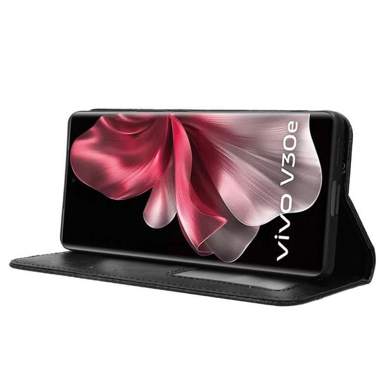 Folio-fodral Vivo V40 Lite 5g Telefonfodral Vintagekant