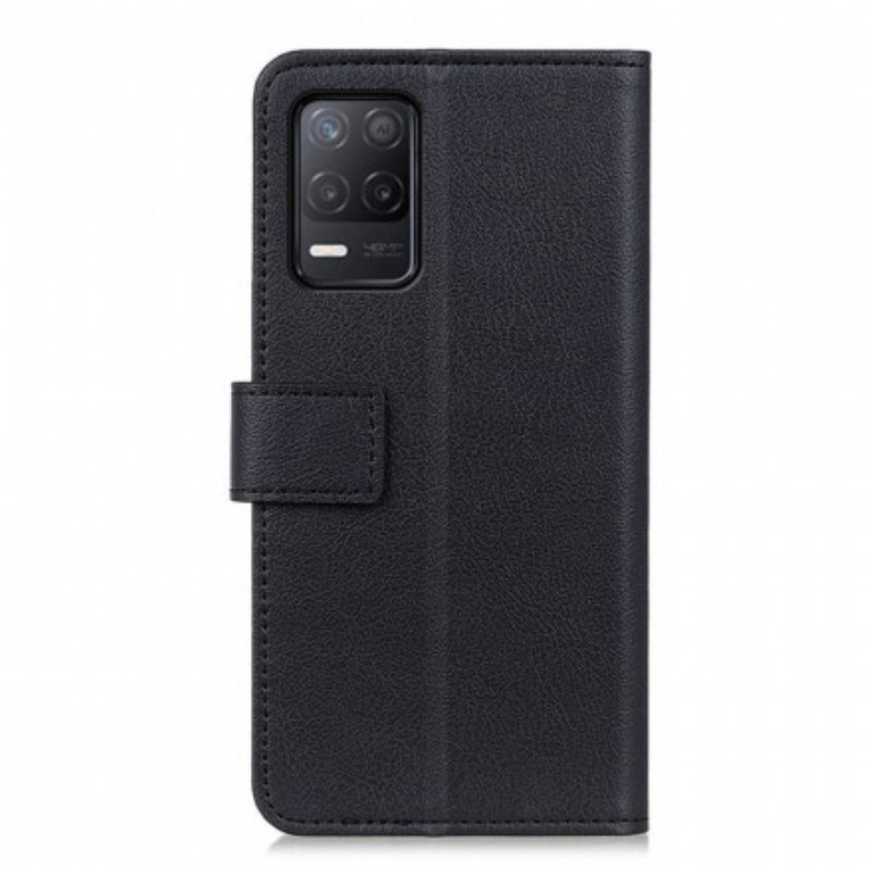 Fodral Realme 8 5G Enkel Lädereffekt