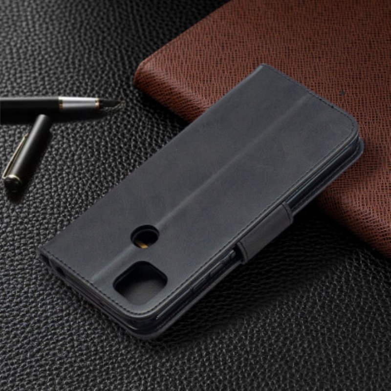 Fodral Xiaomi Redmi 9C Folio-fodral Slät Flap Sned
