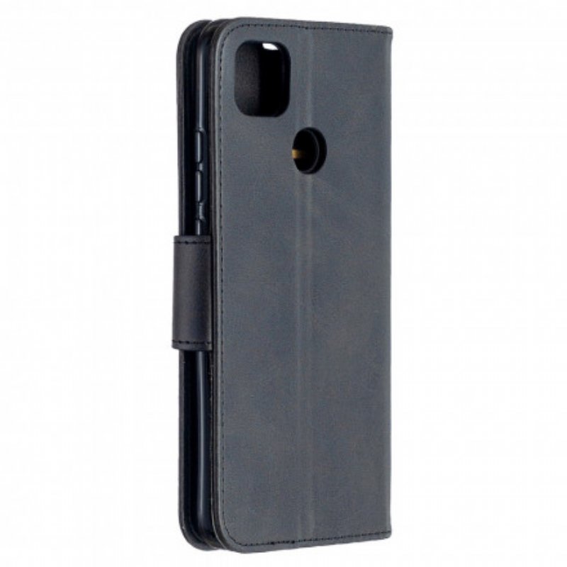 Fodral Xiaomi Redmi 9C Folio-fodral Slät Flap Sned