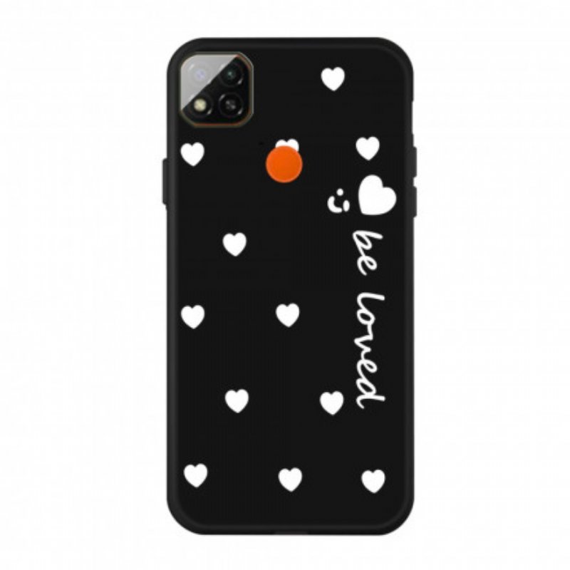Skal Xiaomi Redmi 9C Silikon Heart Be Loved