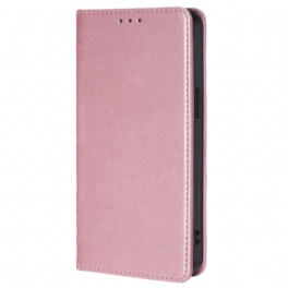 Folio-fodral Realme 12 Pro / 12 Pro Plus Lädereffekt