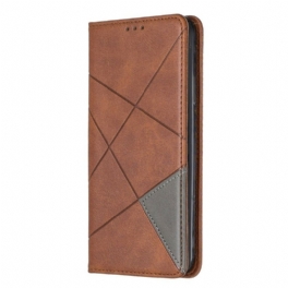 Folio-fodral iPhone 11 Pro Max Läderfodral Artist Stil