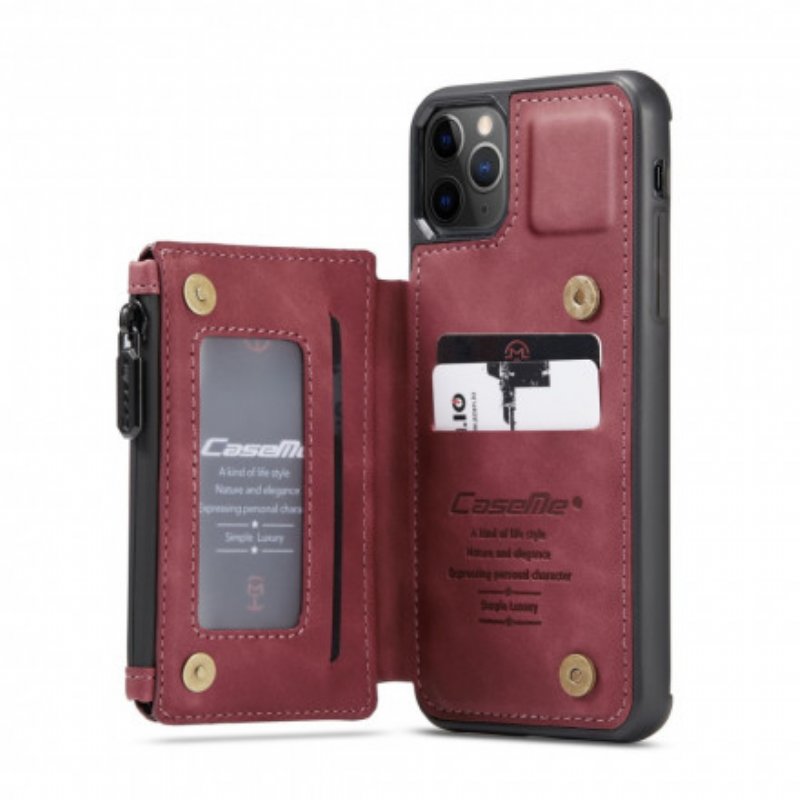 Skal iPhone 11 Pro Max Plånboksfodral Caseme Plånboksstil