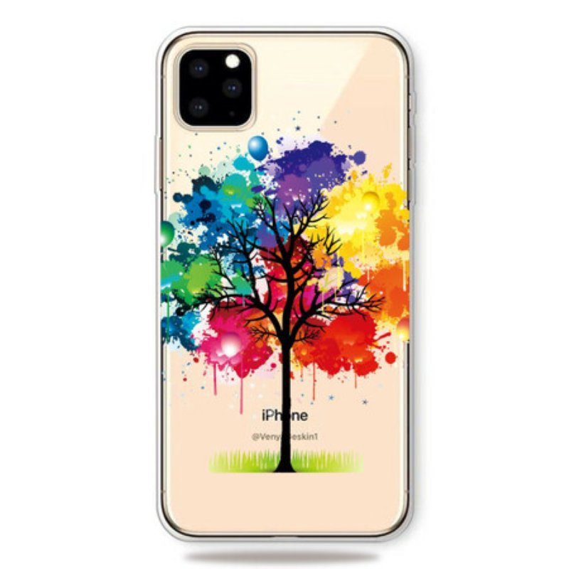Skal iPhone 11 Pro Max Sömlös Akvarellträd