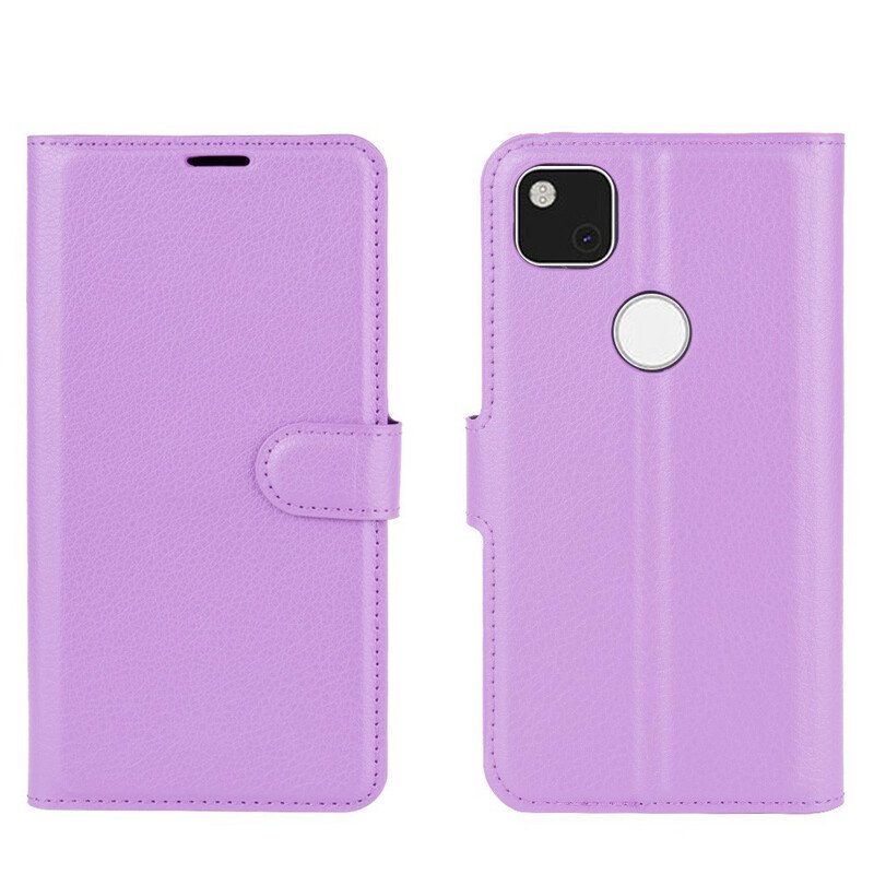 Läderfodral Google Pixel 4A Klassisk