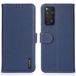 Folio-fodral Xiaomi Redmi Note 11 / 11S Khazneh Lychee Läder