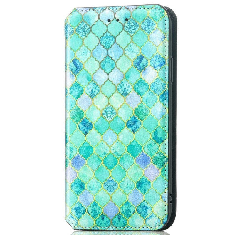 Folio-fodral Xiaomi Redmi Note 11 / 11S Läderfodral Caseneo Rfid-design
