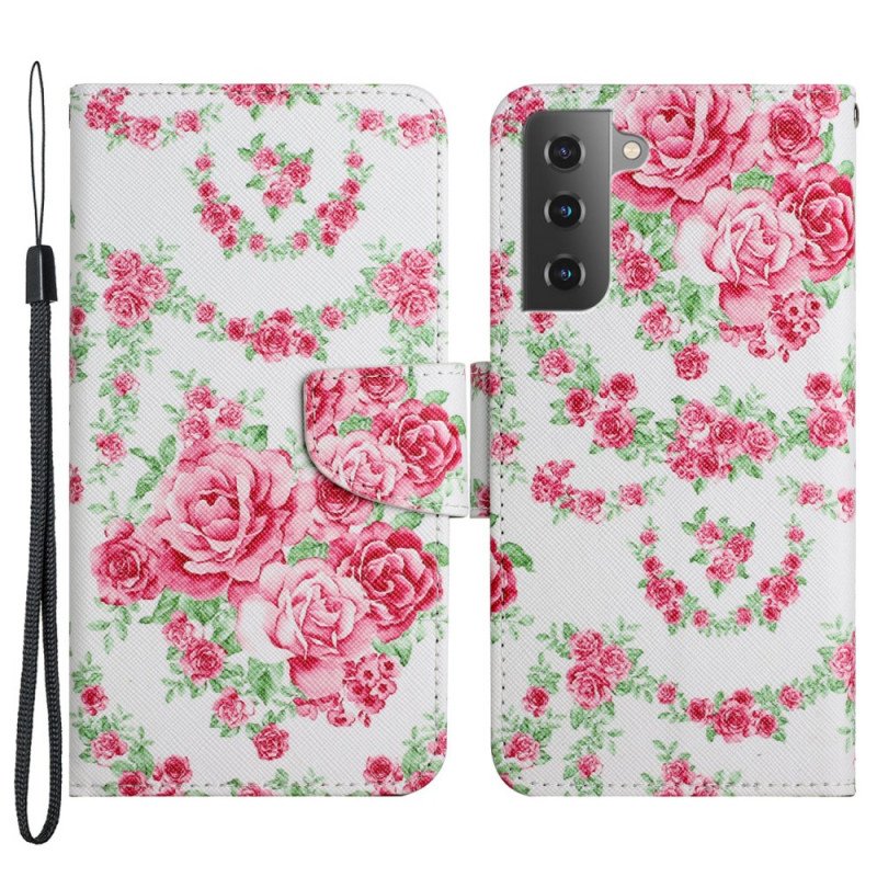 Fodral Samsung Galaxy S22 Plus 5G Liberty Royal Blommor