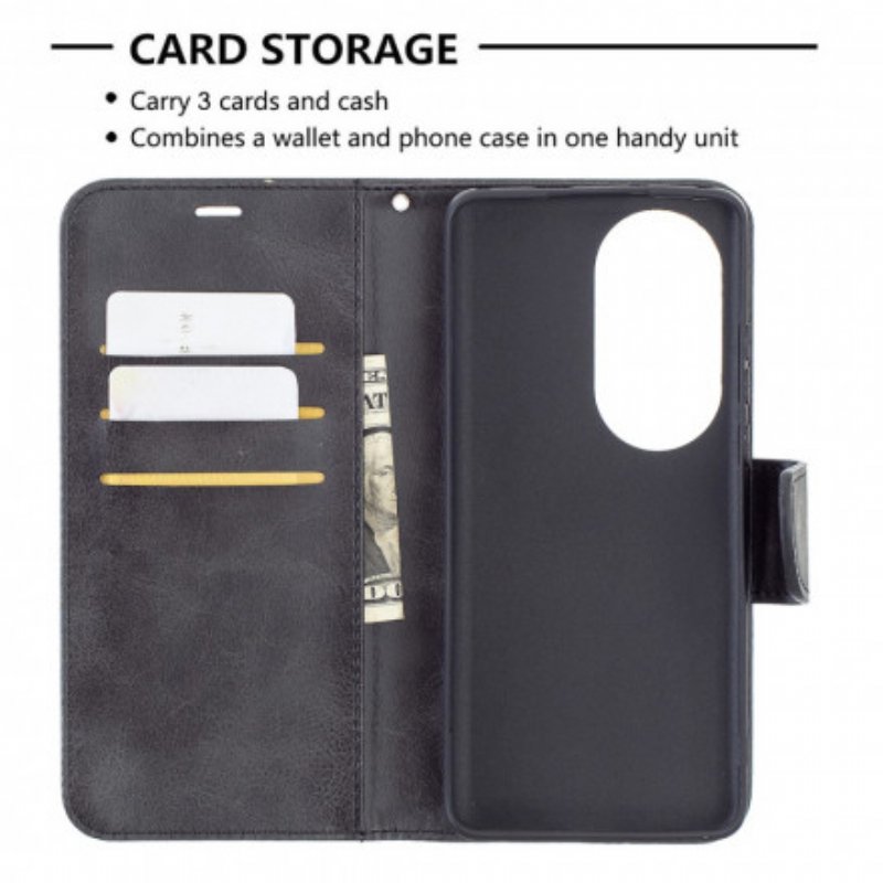 Fodral Huawei P50 Pro Folio-fodral Slät Flap Sned