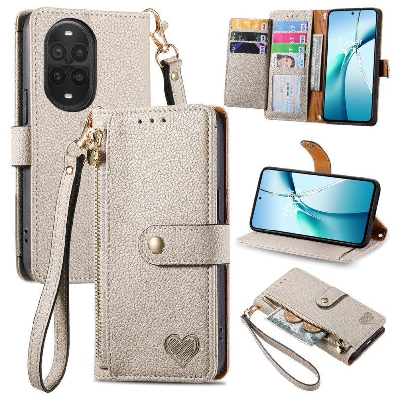 Fodral För Huawei Nova 13 Pro Hjärtdesign Rfid-skydd