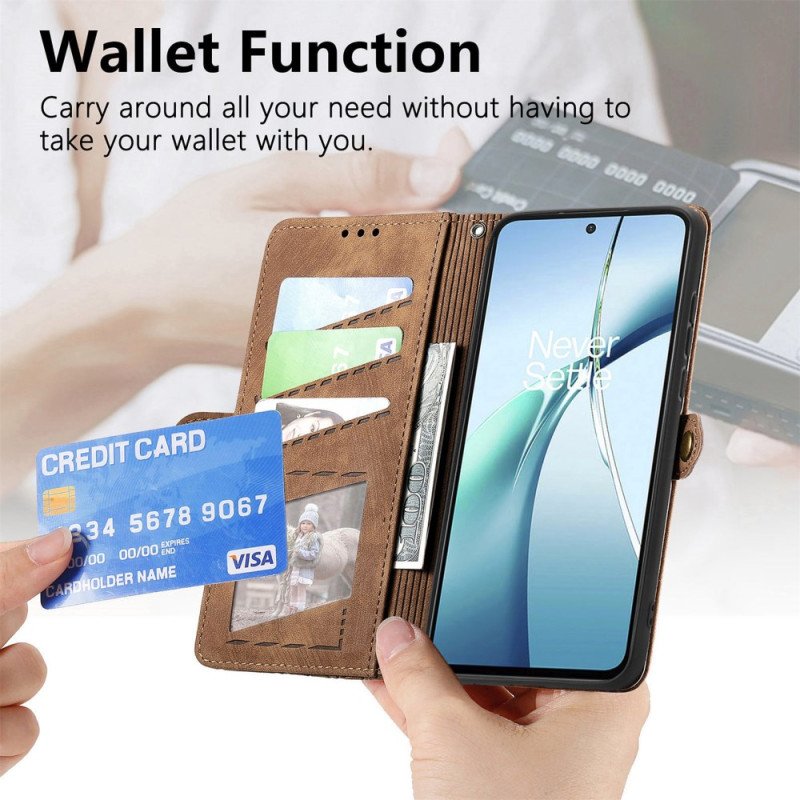 Fodral Huawei Nova 13 Pro Plånbok Med Dragkedja