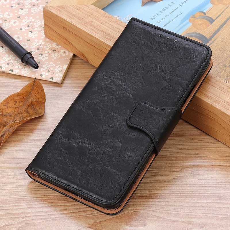 Folio-fodral Xiaomi Redmi Note 12 4G Vändbart Delat Läderlås