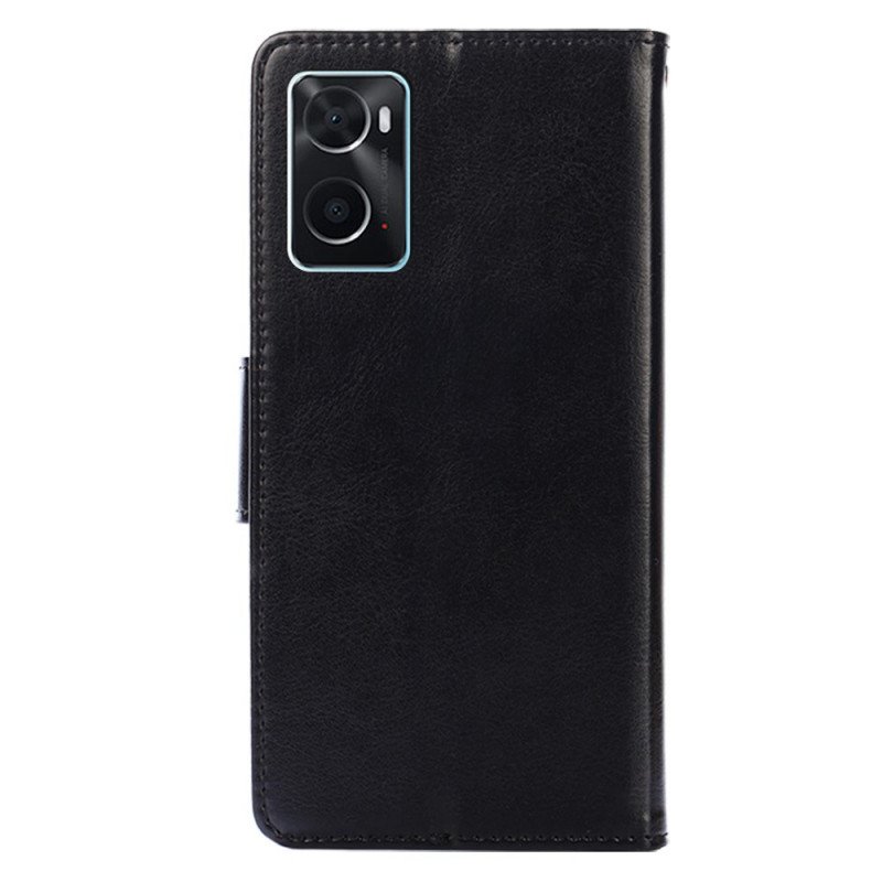 Fodral Realme 9i Amerikansk Retrostil Konstläder