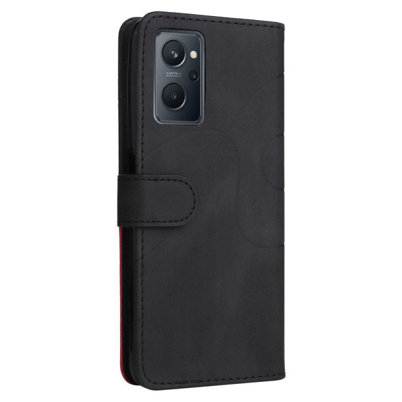 Folio-fodral Realme 9i Fodrat Mönsterrem