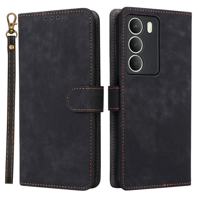 Fodral Realme 14x 5g Konstläder Med Rfid-skydd