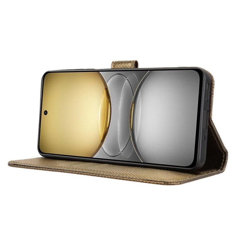 Fodral Realme 14x 5g Sömnad På Remmar