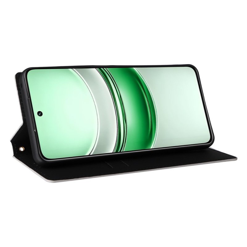 Folio-fodral För Realme 14x 5g Diamantmönster