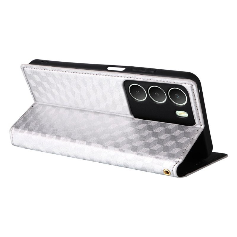 Folio-fodral För Realme 14x 5g Diamantmönster