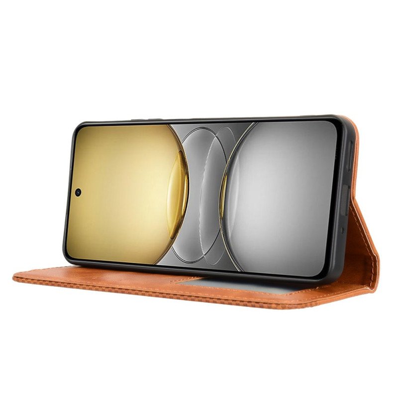 Folio-fodral Realme 14x 5g Vintage-kant