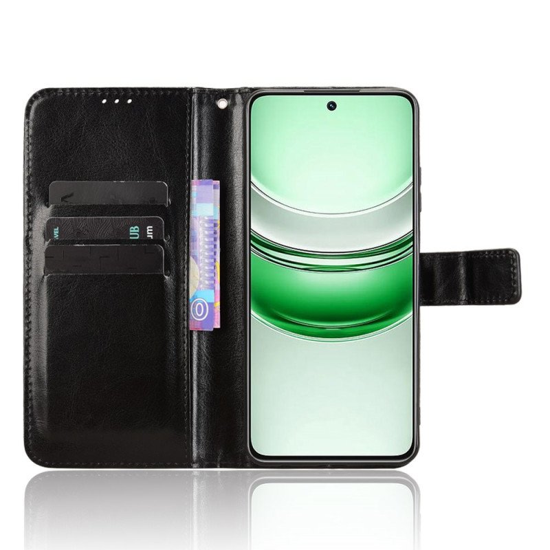 Läderskal Fodral Realme 14x 5g Prickigt Konstläder