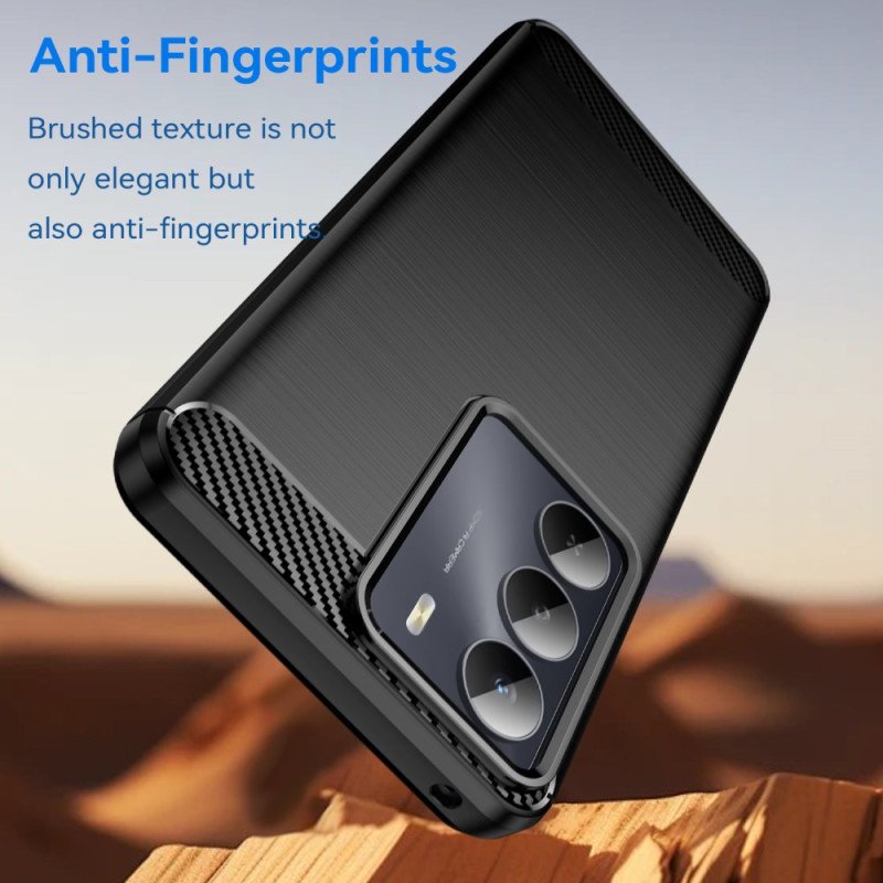 Skal Realme 14x 5g Borstad Kolfiber