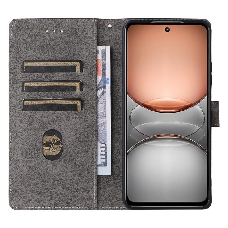 Skyddsfodral Realme 14x 5g Rfid-skydd I Mockaeffekt