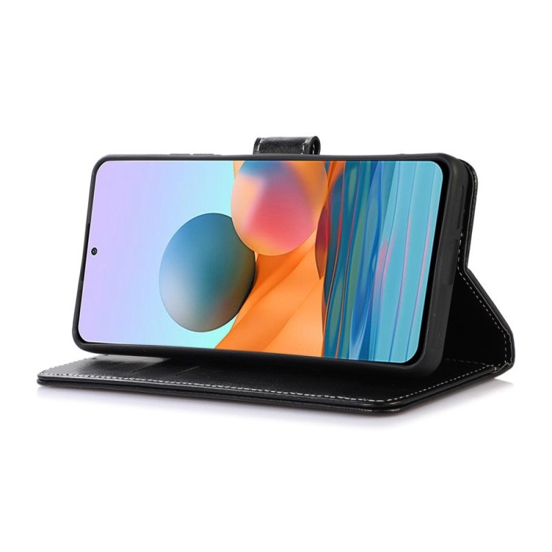 Fodral Poco X4 Pro 5G Couture Lädereffekt