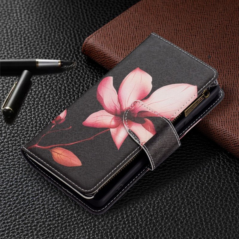 Folio-fodral Google Pixel 6 Blomma Blixtlåsficka