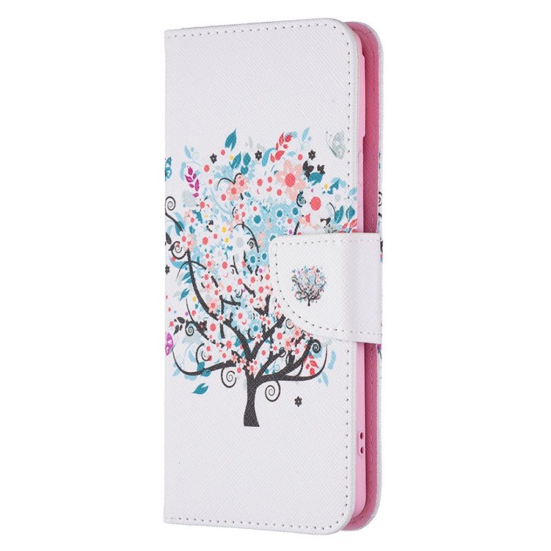 Folio-fodral Google Pixel 6 Blommande Träd