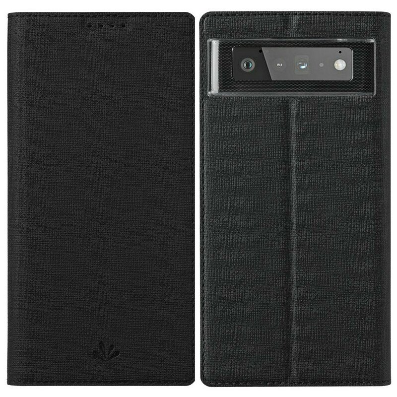 Folio-fodral Google Pixel 6 Läderfodral Strukturerad Vili Dmx