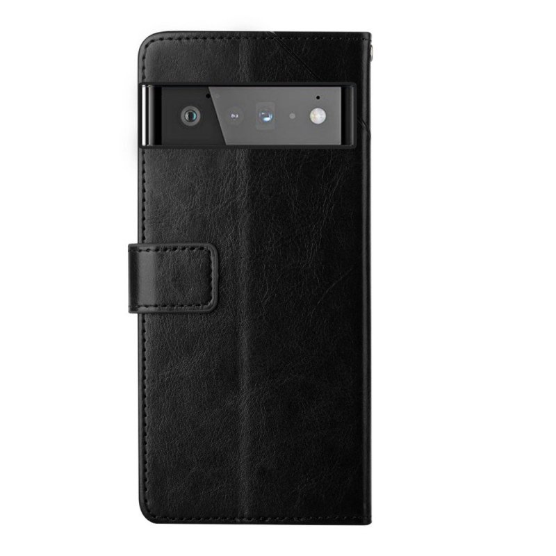 Folio-fodral Google Pixel 6 Stil Läder Geo Y Design