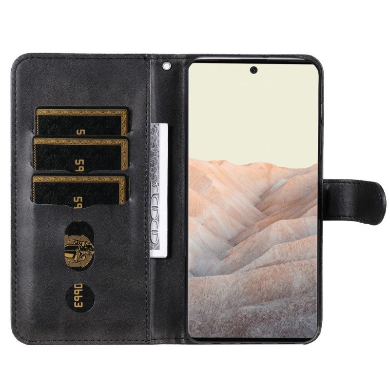 Läderfodral Google Pixel 6 Vintage Myntväska