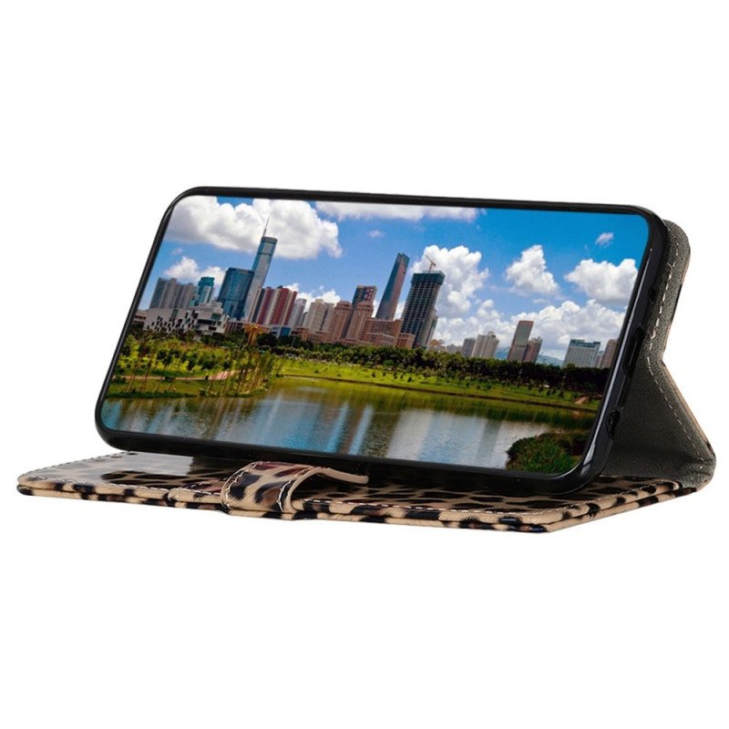 Fodral Samsung Galaxy M23 5G Leopardhudeffekt