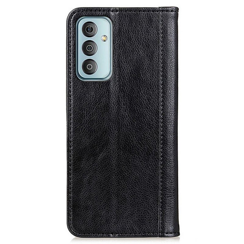 Folio-fodral Samsung Galaxy M23 5G Läderfodral Split Läder