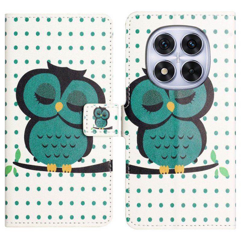 Fodral För Xiaomi Redmi Note 14 Pro Plus 5g Sovande Uggla