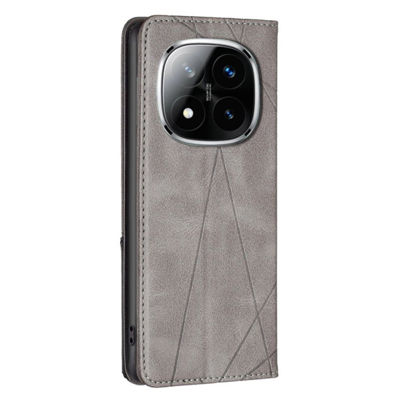 Folio-fodral Xiaomi Redmi Note 14 Pro Plus 5g Geometrisk