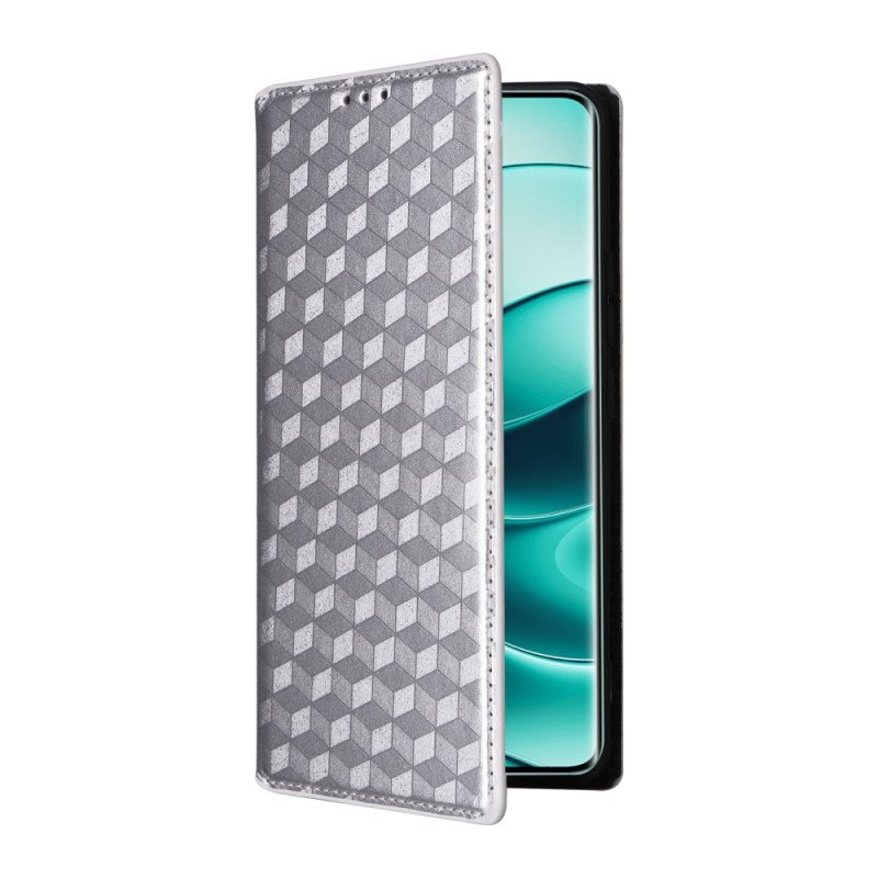 Folio-fodral Xiaomi Redmi Note 14 Pro Plus 5g Glansigt 3d-mönster