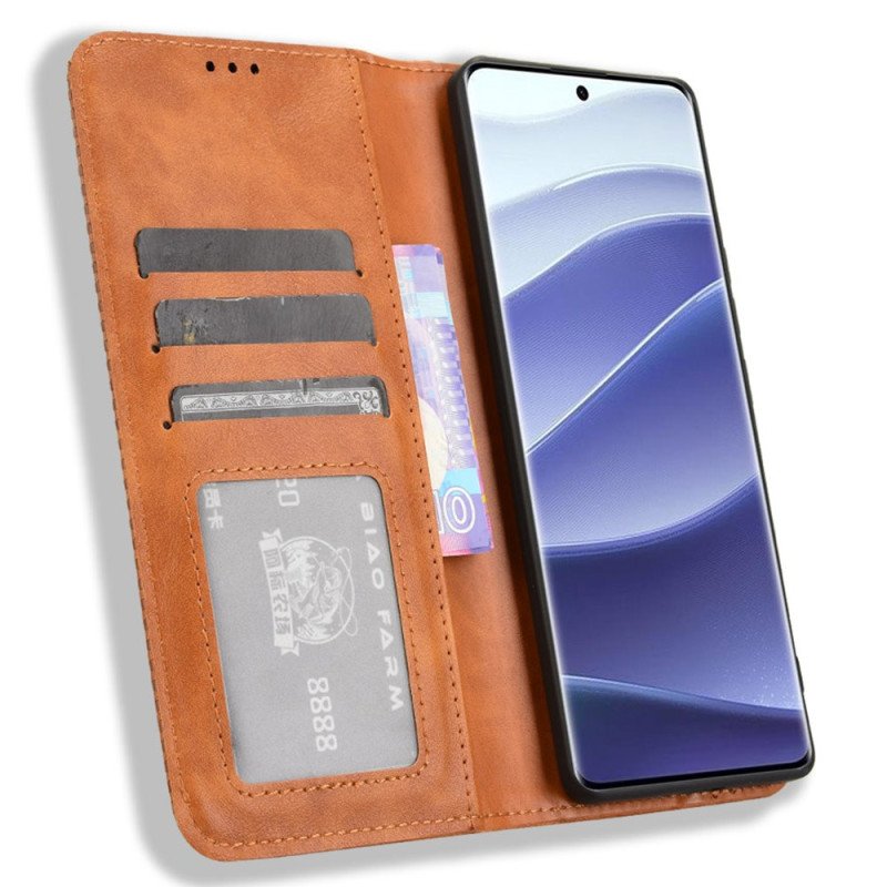 Folio-fodral Xiaomi Redmi Note 14 Pro Plus 5g Vintagekant
