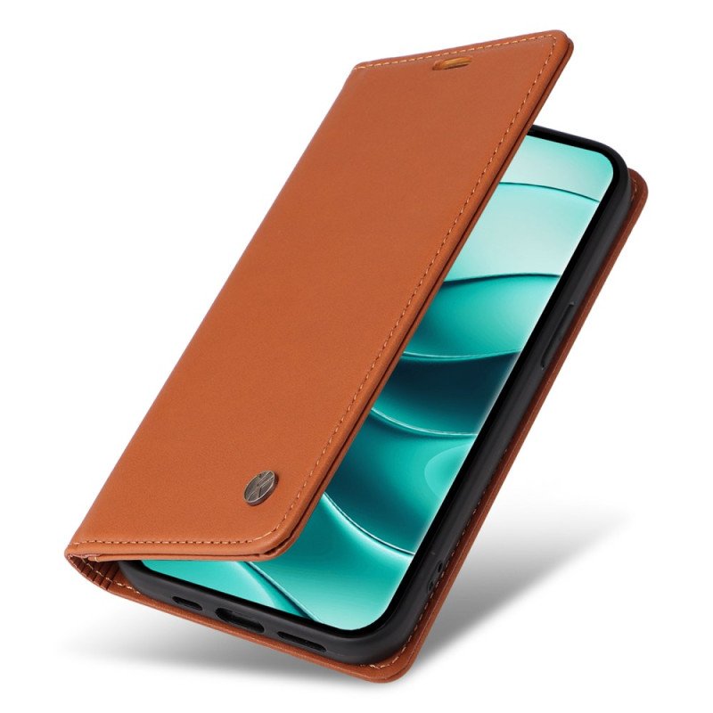 Folio-fodral Xiaomi Redmi Note 14 Pro Plus 5g Yikatu Konstläder