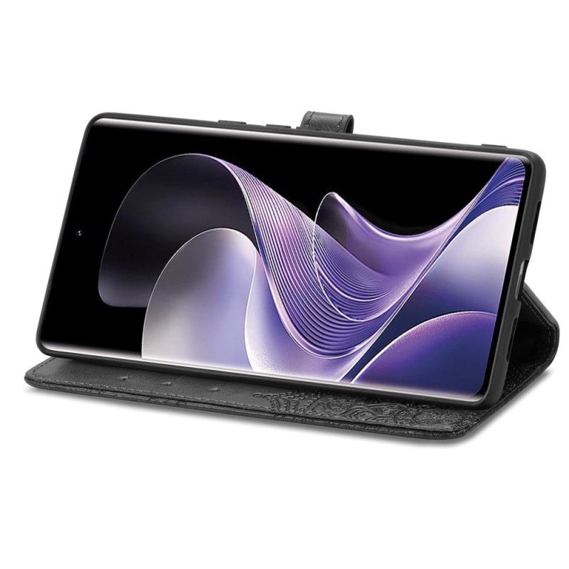 Läderfodral Xiaomi Redmi Note 14 Pro Plus 5g Telefonfodral Barockmandala